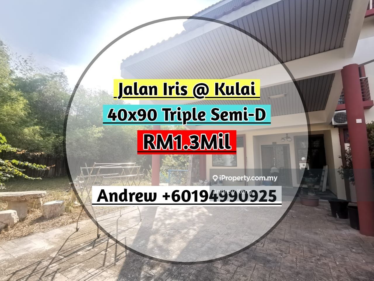 Jalan Iris Bandar Indahpura, Kulai, Kulai Semidetached House 4+1
