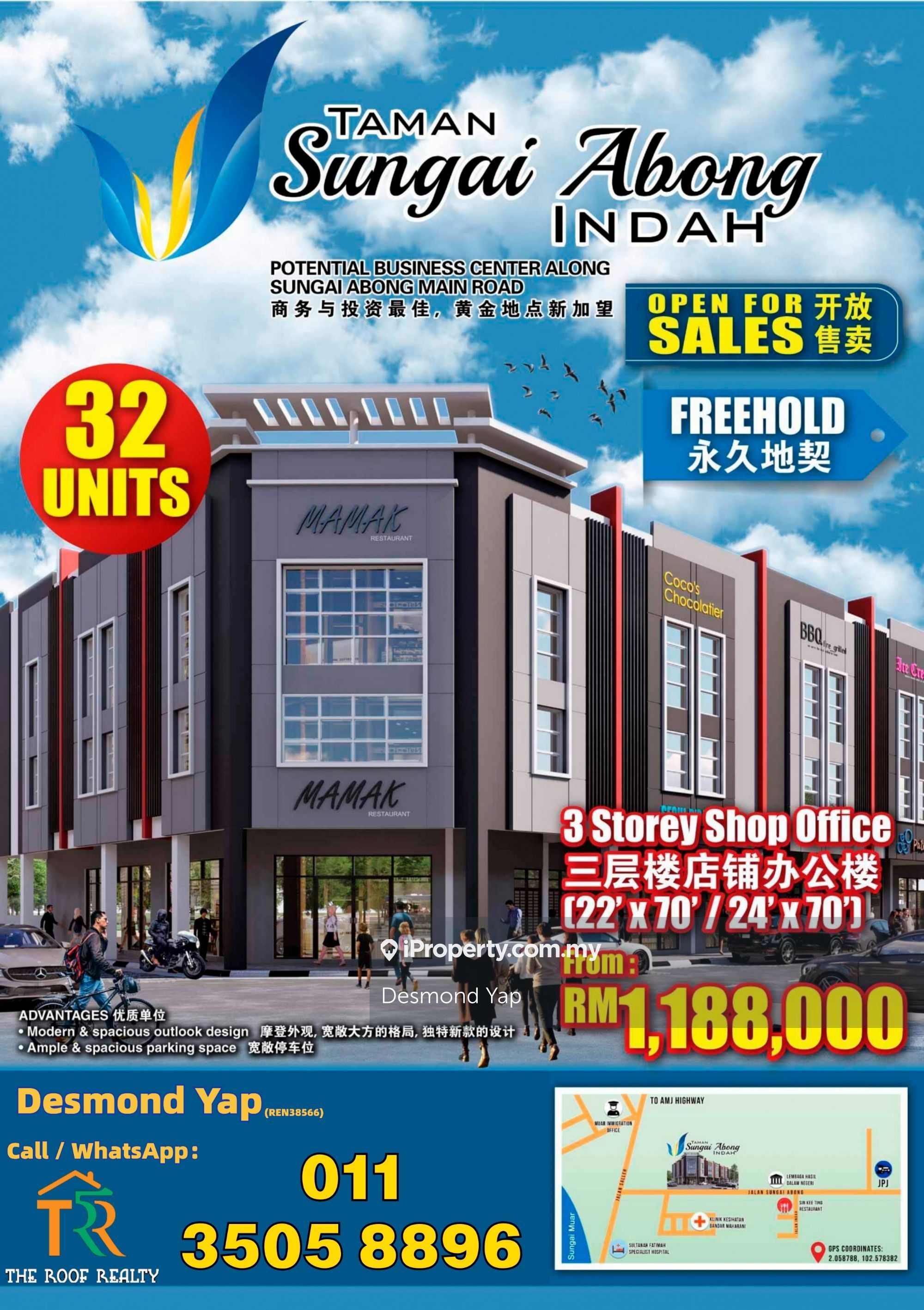 Sungai Abong Muar Intermediate Shop For Sale Iproperty Com My