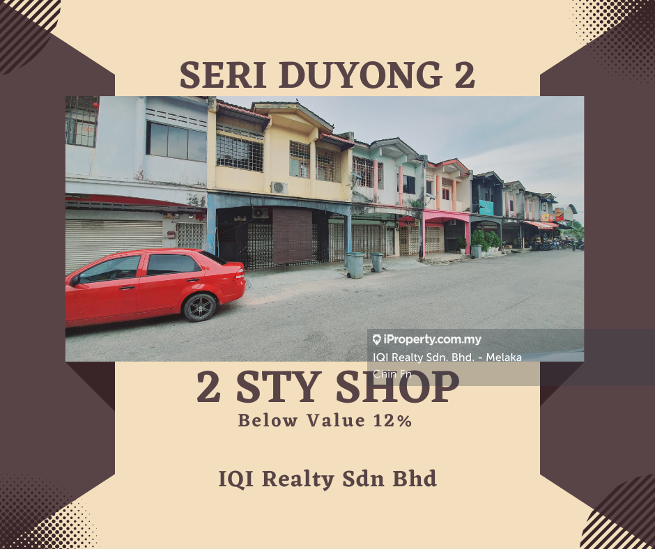 Below Value 12% Shop 2 Sty 5 Partition Room Seri Duyong Semabok Family Store, Below Value 12% Shop 5 Room Seri Duyong 2 Semabok, Duyong