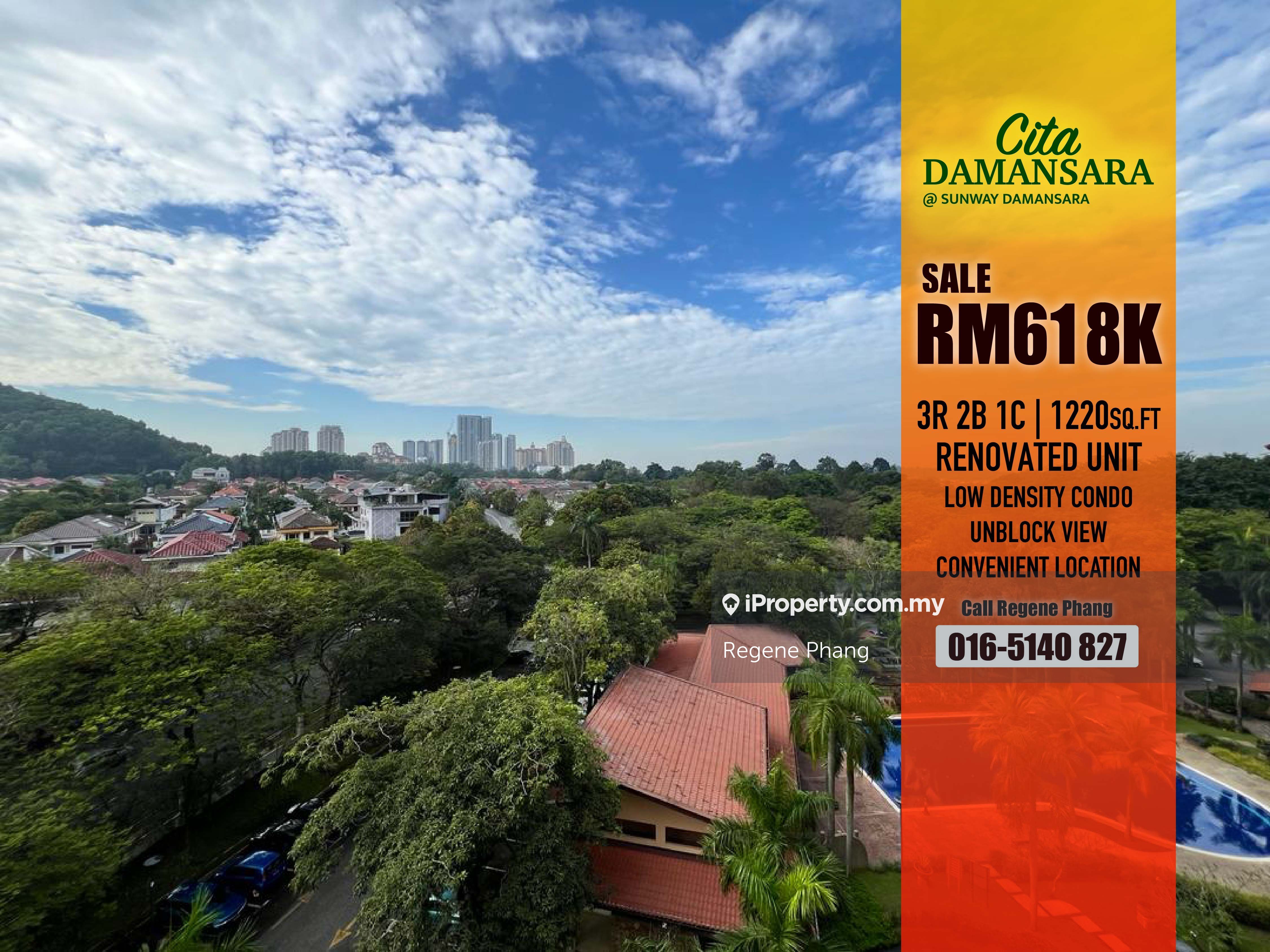 Cita Damansara, Sunway Damansara, Kota Damansara for sale RM618000