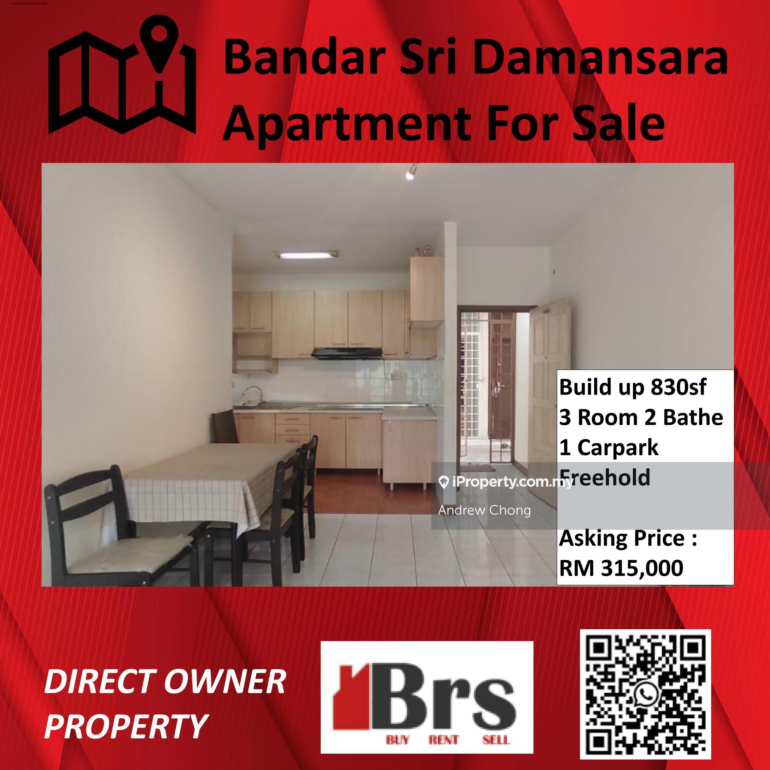 SD Tiara Apartment, Sri Damansara, Bandar Sri Damansara for sale