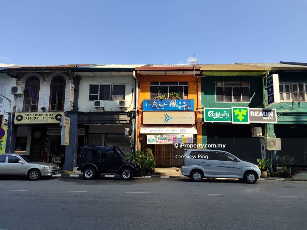 2 Storey Shop house For Sale and Rent!! at Wayang Street, Kuching