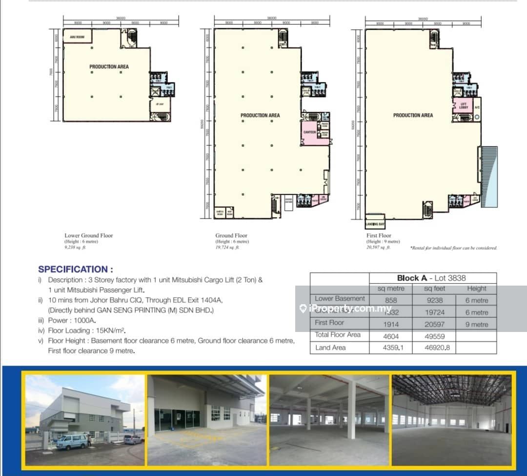 Kawasan Perindustrian Majidee 3 Storey Detached Factory Kawasan Perindustrian Majidee Johor Bahru Detached Factory For Rent Iproperty Com My