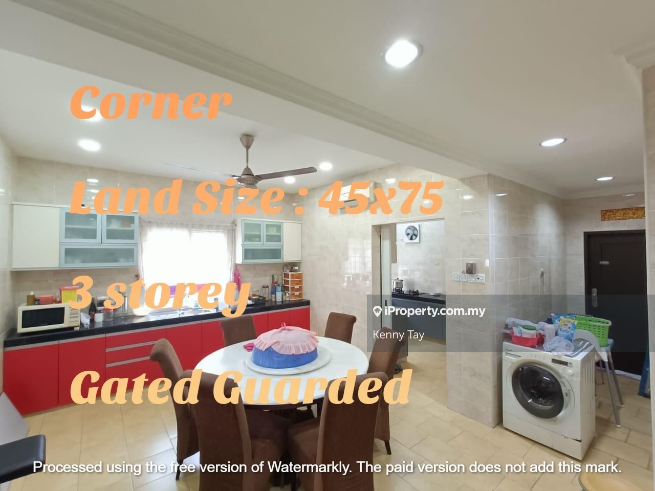 Kepong Baru, Kepong Corner lot 3sty Terrace/Link House 7 bedrooms for