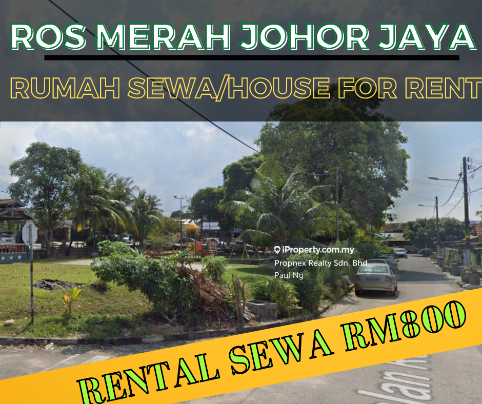 Taman Johor Jaya, Johor Bahru Intermediate 2-sty Terrace/Link