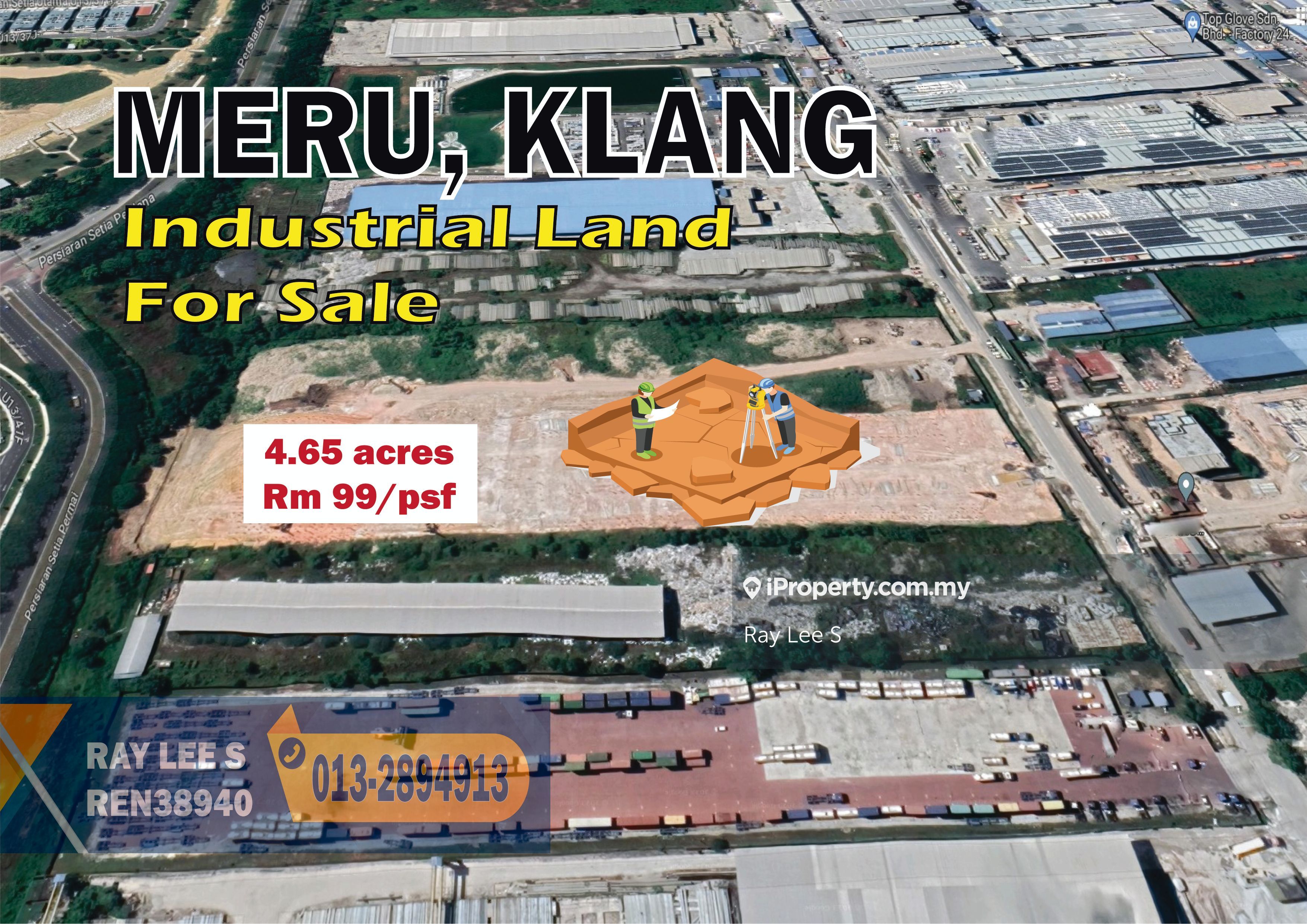 4.65 acres Industrial Land Meru Klang (For Sale), Meru, Klang