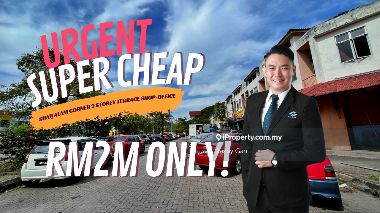 Shah Alam Shop Office, Shah Alam Corner lot ShopOffice for sale