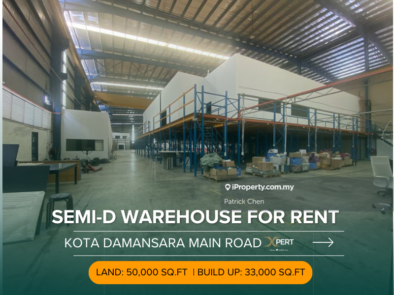 Huge Semi-D Warehouse, Main Road Kota Damansara Jalan Teknologi Park ...