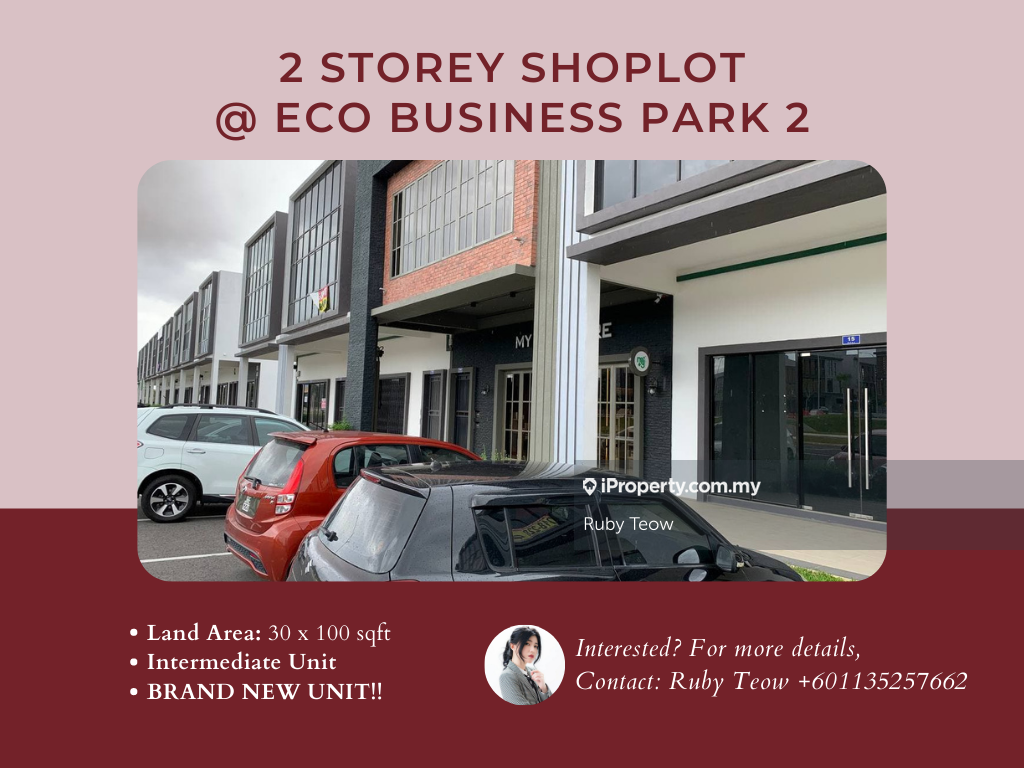 Eco Business Park 2 Shop Lot (2 Storey) for RENT, TAMAN EKOPERNIAGAAN 2, Senai