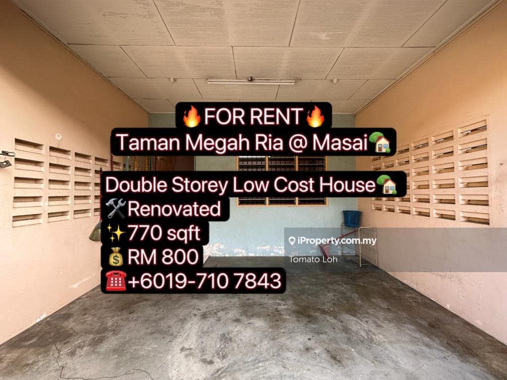 Taman Megah Ria Double Storey Low Cost House Renovated For Rent