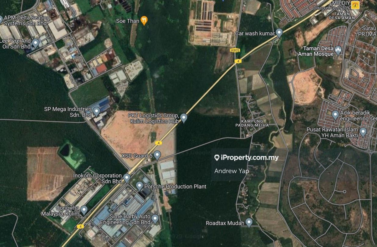 Kulim Industrial Land For Sale with Heavy Industrial Zoning