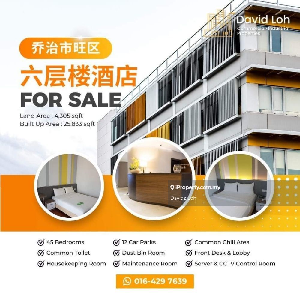 6 Storey Commercial Hotel Located In the centre of Detached factory for