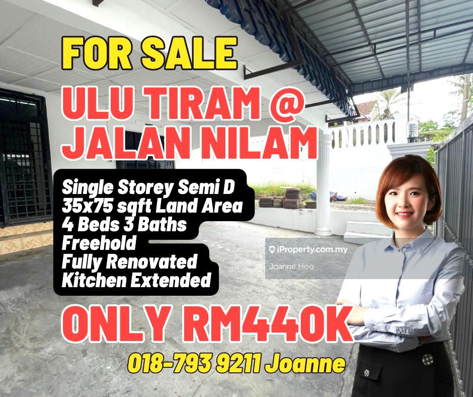 Ulu Tiram Intermediate Semi-detached House 4 bedrooms for sale ...