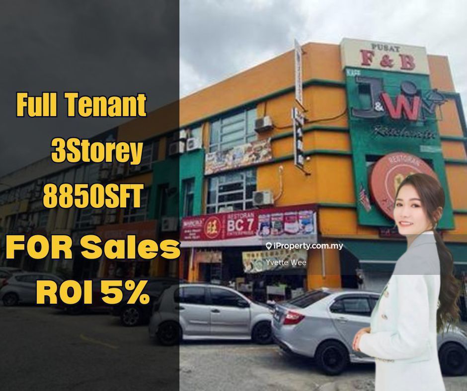 Kuchai Lama 3 Storey Corner Shop , Kuchai Lama Corner lot ShopOffice