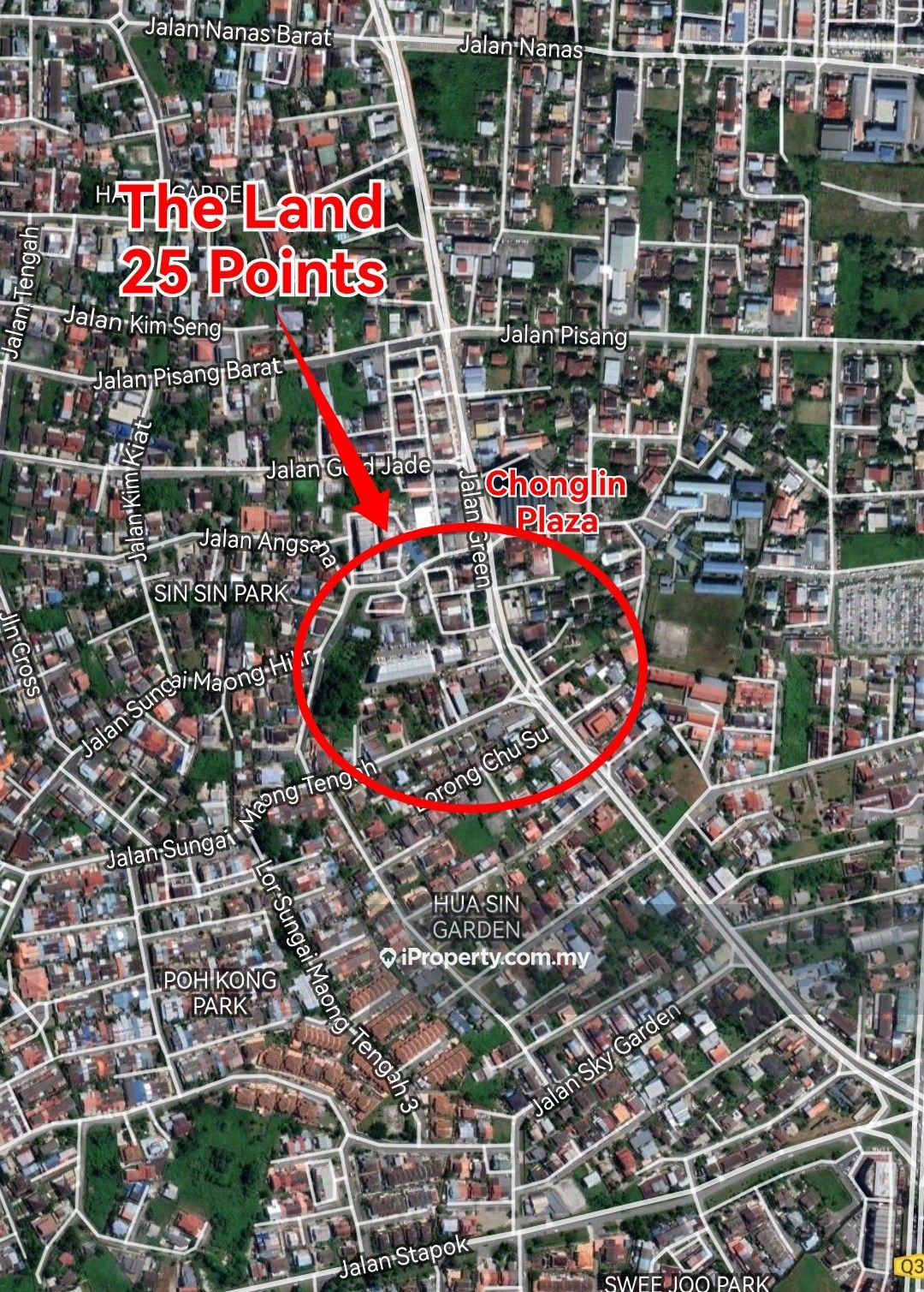 25 Points Land (Nil Conditions) at Green Road Kuching , Kuching