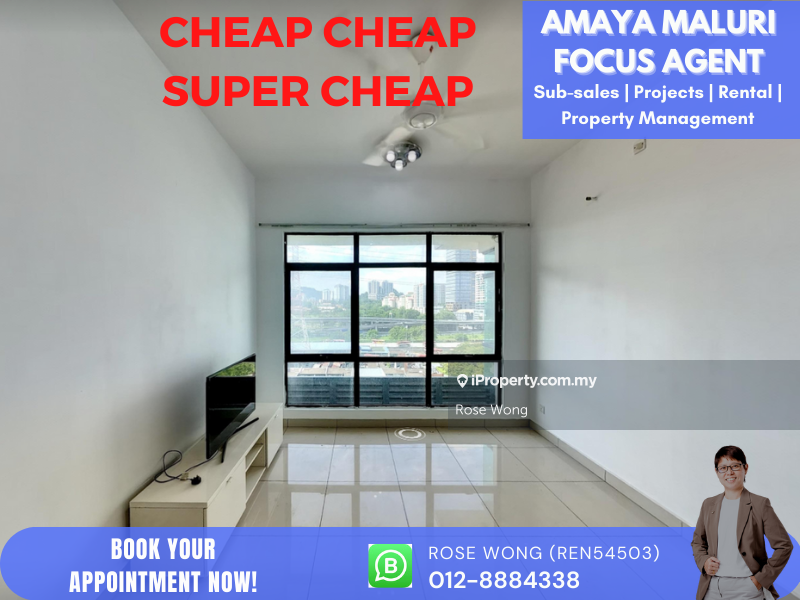 Amaya Maluri Serviced Residence 2+1 bedrooms for sale in Cheras, Kuala ...