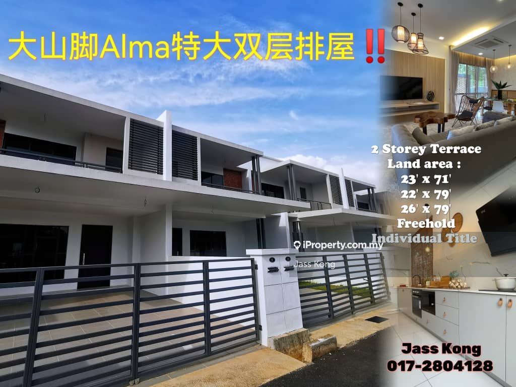 Superlink New 2 Storey Terrace House Alma, Bukit Mertajam for sale