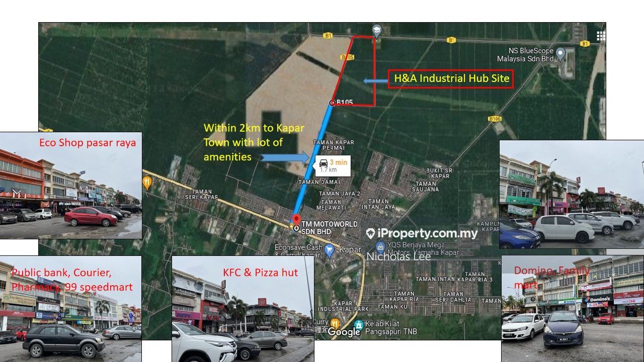 H&A Industrial Hub Kapar, Klang, Kapar, Klang for sale RM8323700