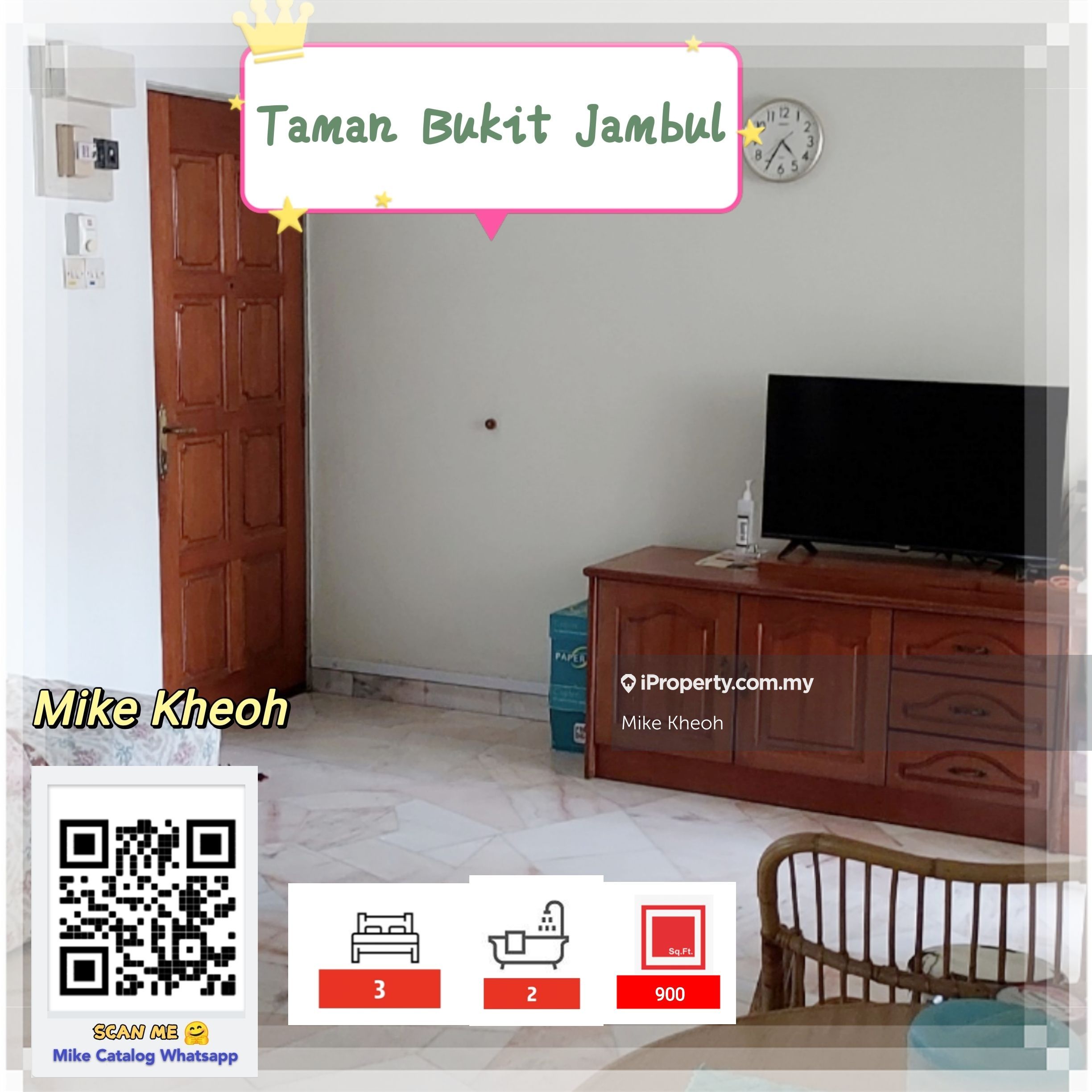 Taman Bukit Jambul Flat 3 bedrooms for sale in Bukit Jambul, Penang