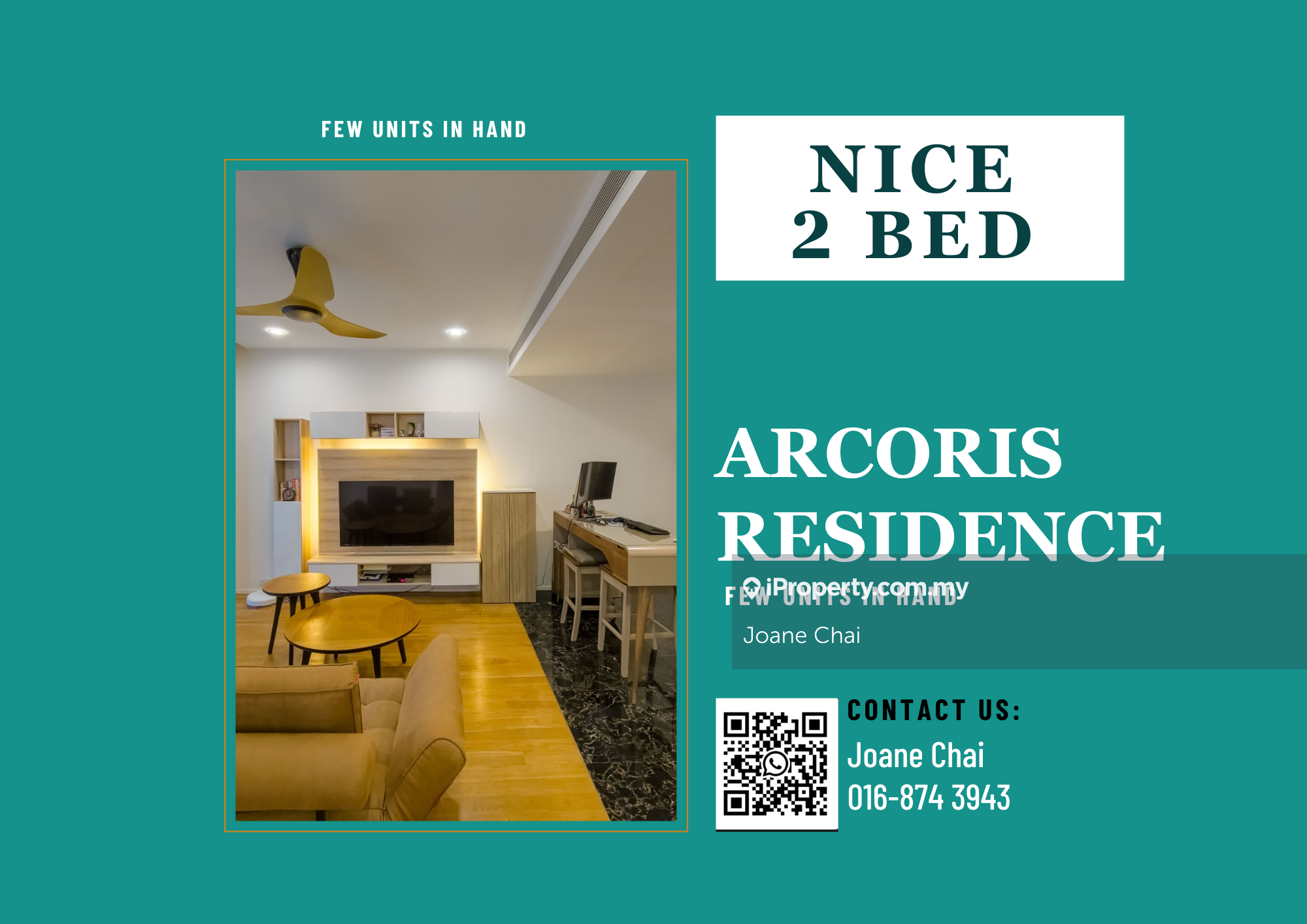 Arcoris Residences Serviced Residence 2 bedrooms for rent in Mont Kiara ...