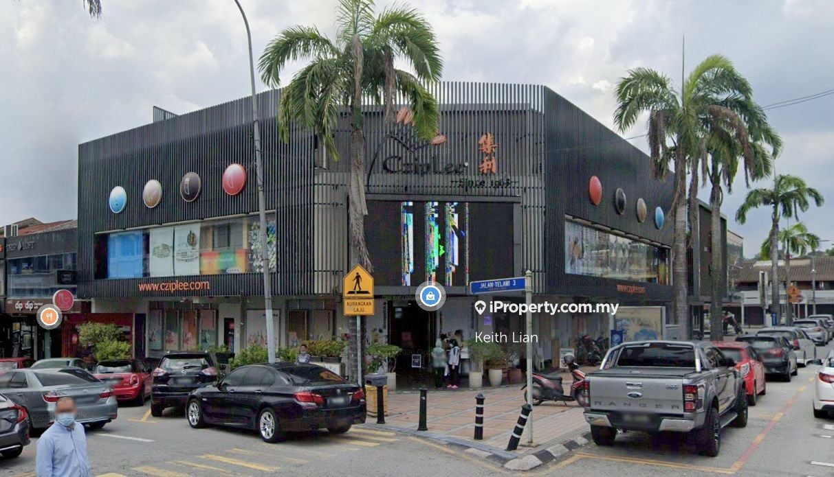 Bangsar Telawi Double Storey Corner Shop For Rent, near Jalan Maarof ...