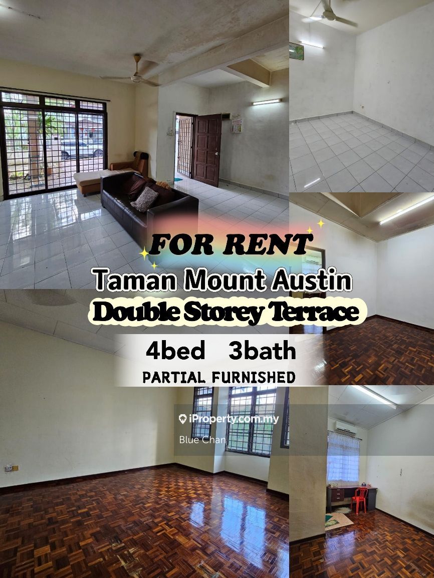 Taman Mount Austin, Johor Bahru 2sty Terrace/Link House 4 bedrooms for