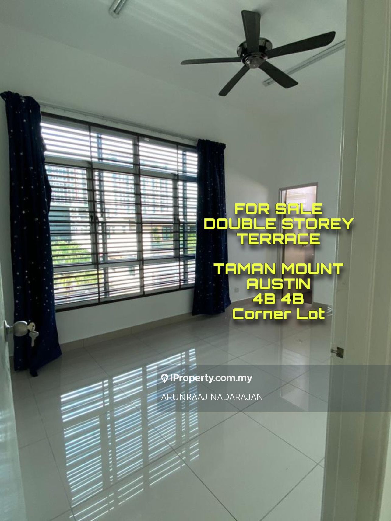 Taman Mount Austin, Johor Bahru Corner lot 2sty Terrace/Link House 4