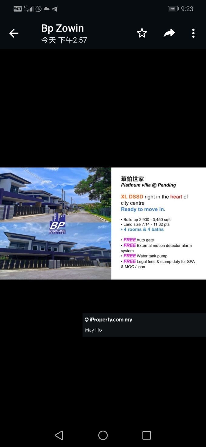 Pending, Kuching, Kuching Semidetached House 4 bedrooms for sale