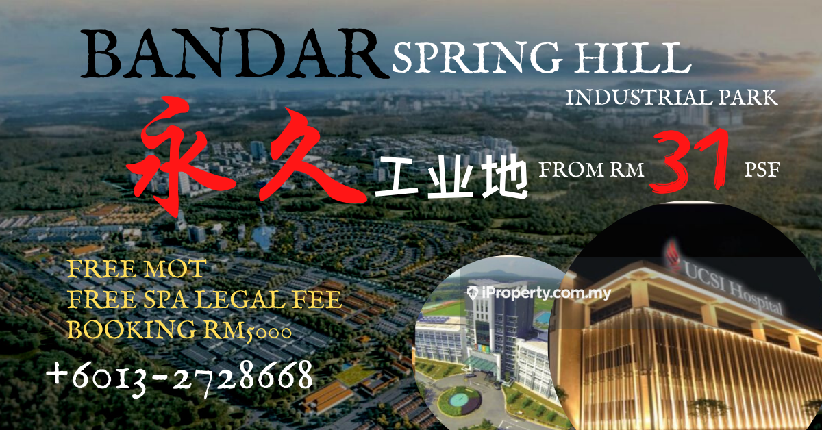 Springhill , Spring Hill , Port dickson, Lukut, Seremban , Bandar Sri
