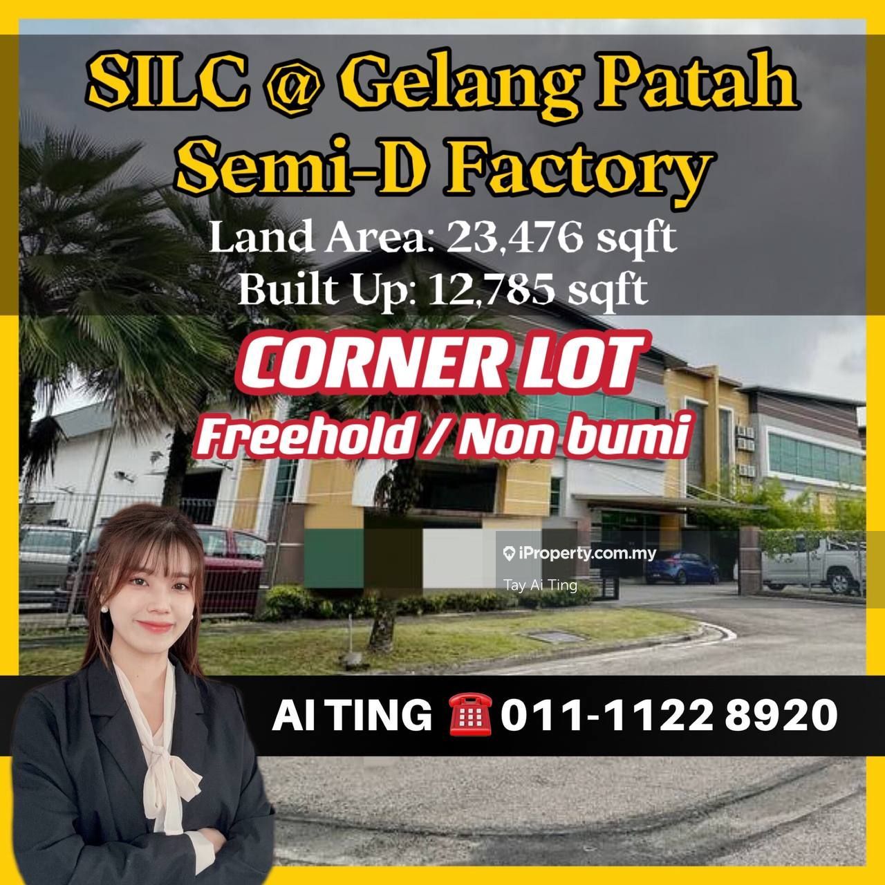 SILC Semi D Factory Corner Lot, Gelang Patah, Iskandar Puteri (Nusajaya ...