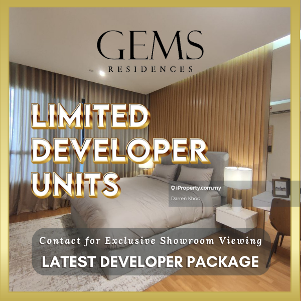 Gems Residences Serviced Residence 3 bedrooms for sale in Putrajaya