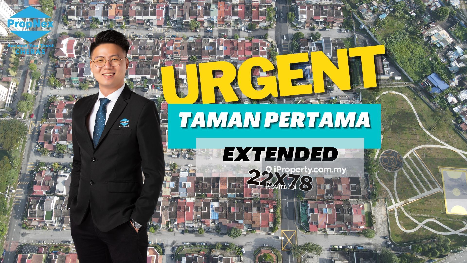 Taman Pertama, Cheras Intermediate 2sty Terrace/Link House 4 bedrooms