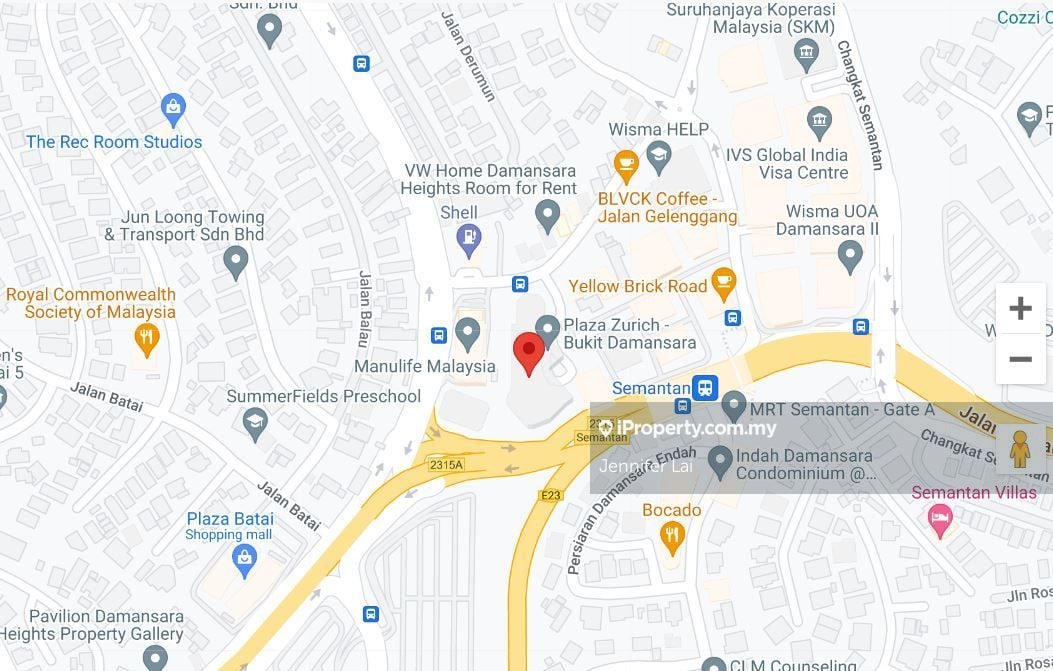 Plaza Zurich, Bukit Damansara, Damansara Heights Office For Rent ...