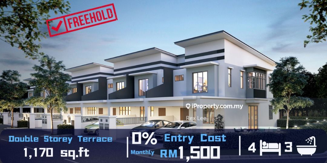 Bestari Perdana Pasir Gudang 2 sty Terrace Link House 4 Bilik Tidur 