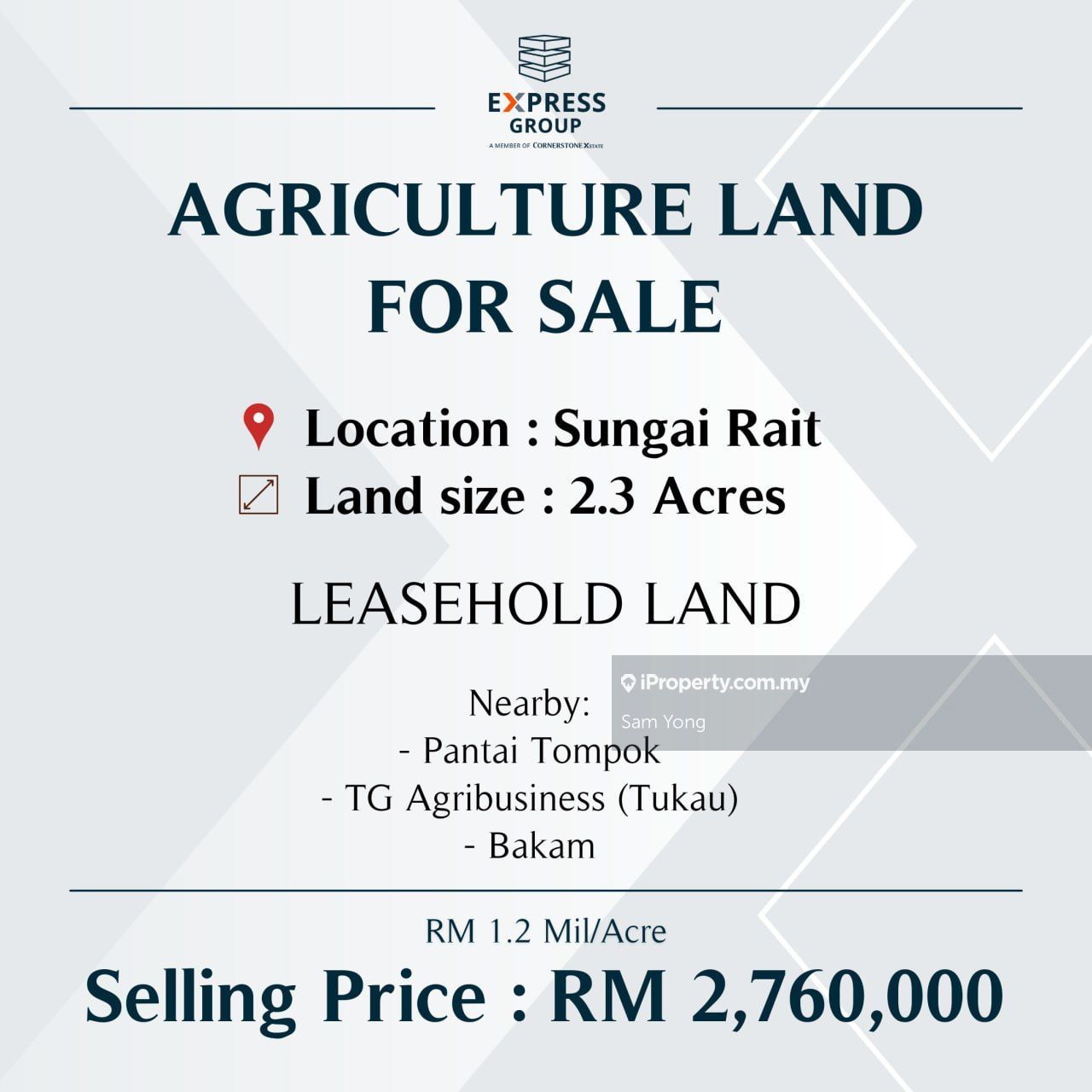 Agriculture Land at Sungai Rait, Miri for sale RM2760000 iProperty