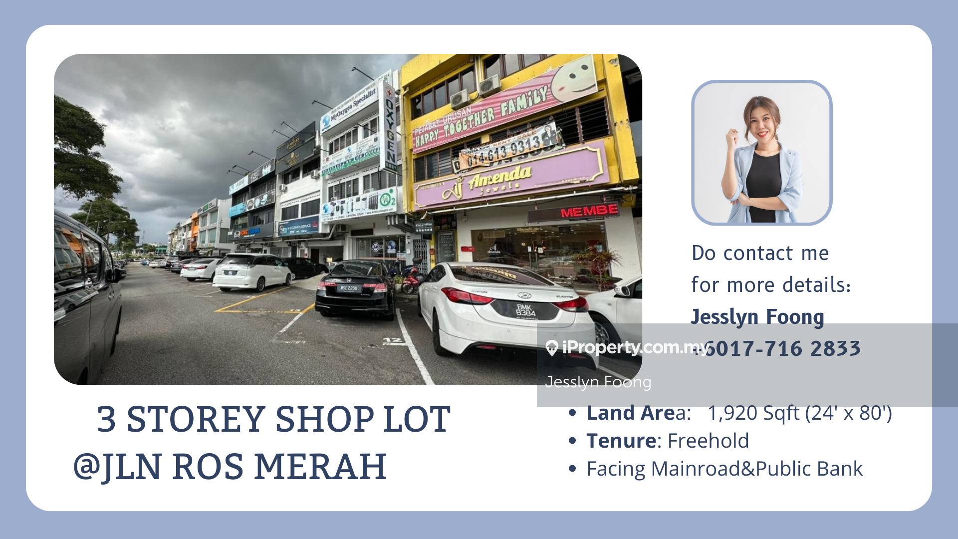 Jalan Ros Merah 2/x, 3 Storey Shop Lot For Rent, Johor Bahru for rent