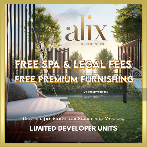 Alix Residences Corner lot Condominium 4+1 bedrooms for sale in Dutamas