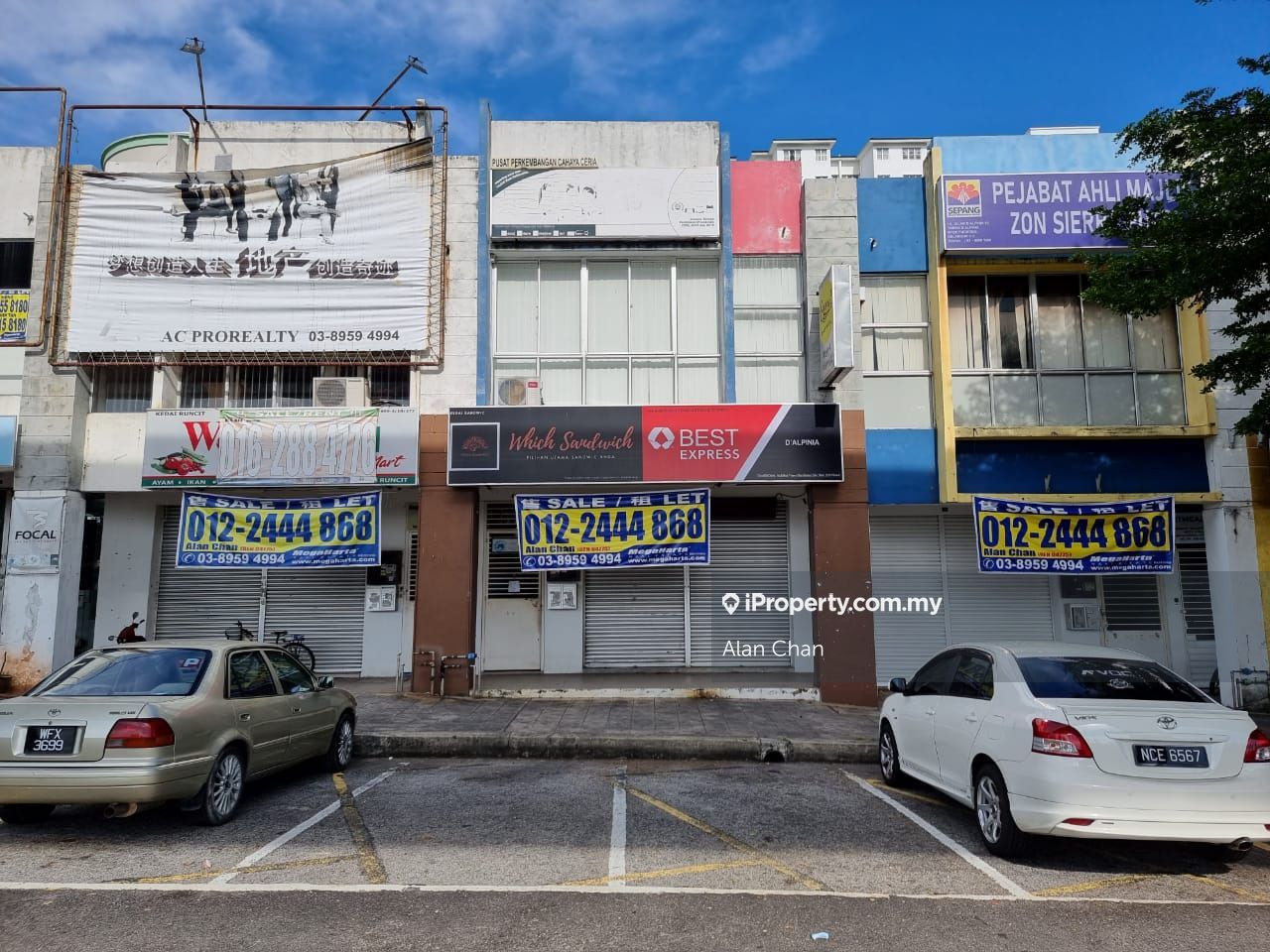 Taman D'Alpinia Puchong, Puchong South Intermediate Shop for sale