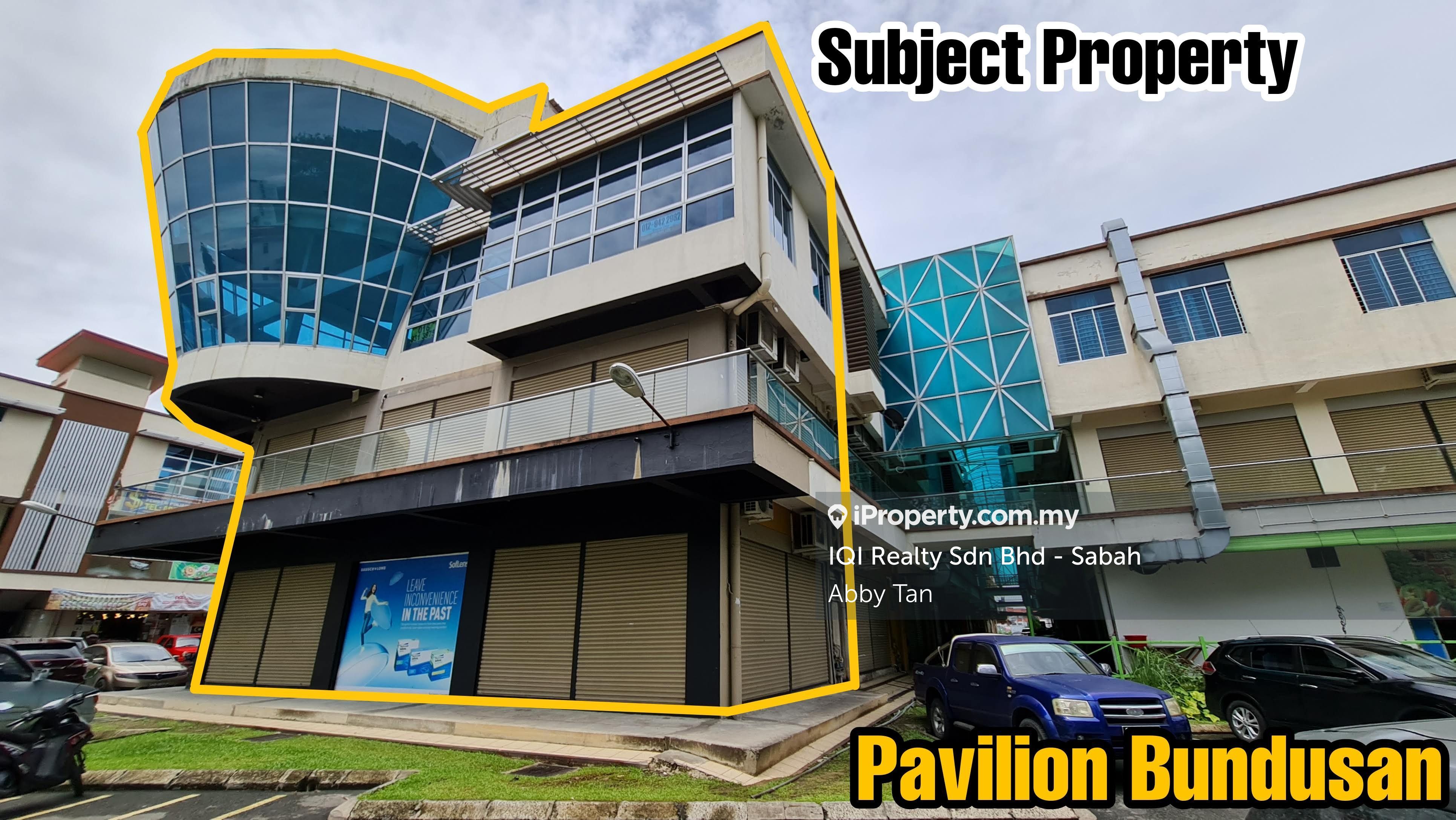 Pavilion Bundusan Lot43a Penampang Kota Kinabalu End Lot Shop For Sale Iproperty Com My