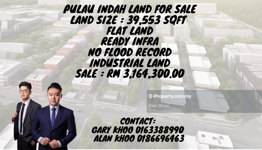 Pulau Indah Industrial Land For Sale Port Klang Padamaran Telok Gong