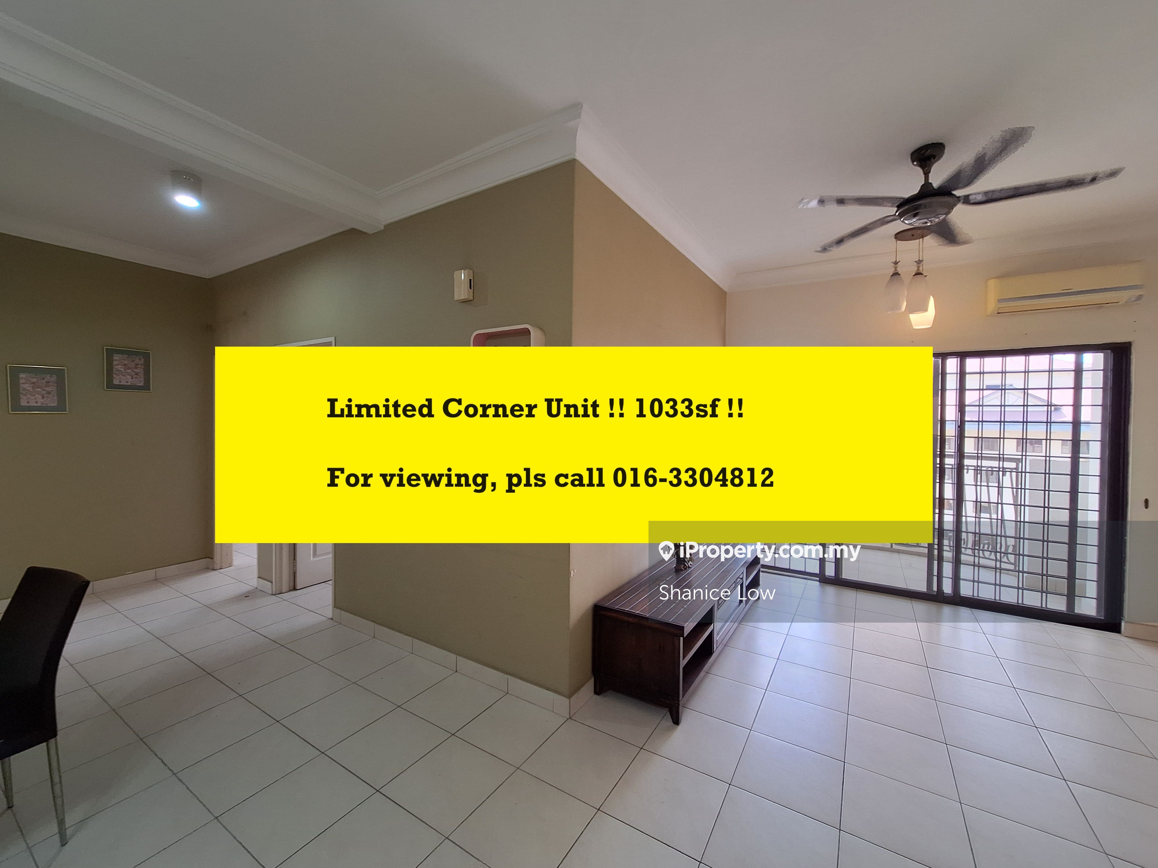 Avilla Apartments Corner lot Apartment 3 bedrooms for sale in Bandar