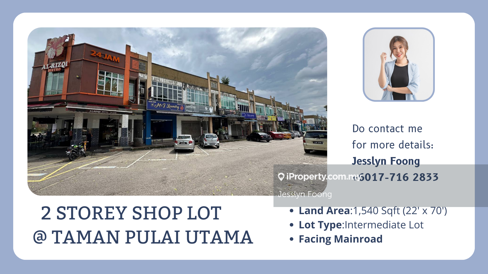 Taman Pulai Utama Shop Lot(Ground Floor)For Rent, Skudai, Johor Bahru