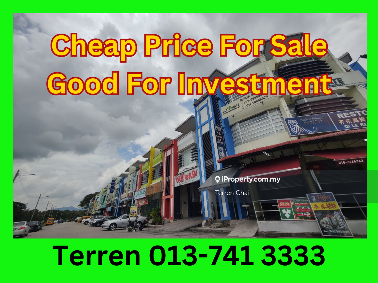 Kulai, 2 Storey Shoplot For Sale, Kulai, Johor Bahru for sale