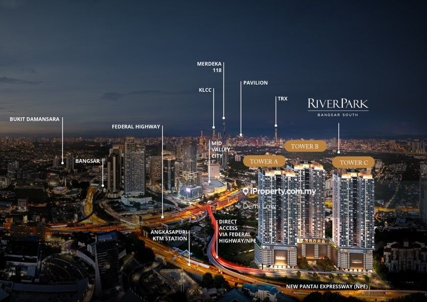 River Park Condominium 2 bedrooms for sale in Kampung Kerinchi (Bangsar