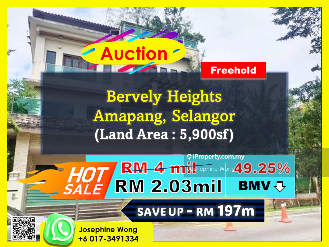 Beverly Heights, Jalan Beverly Heights 3A, Ampang for sale - RM2030000 ...