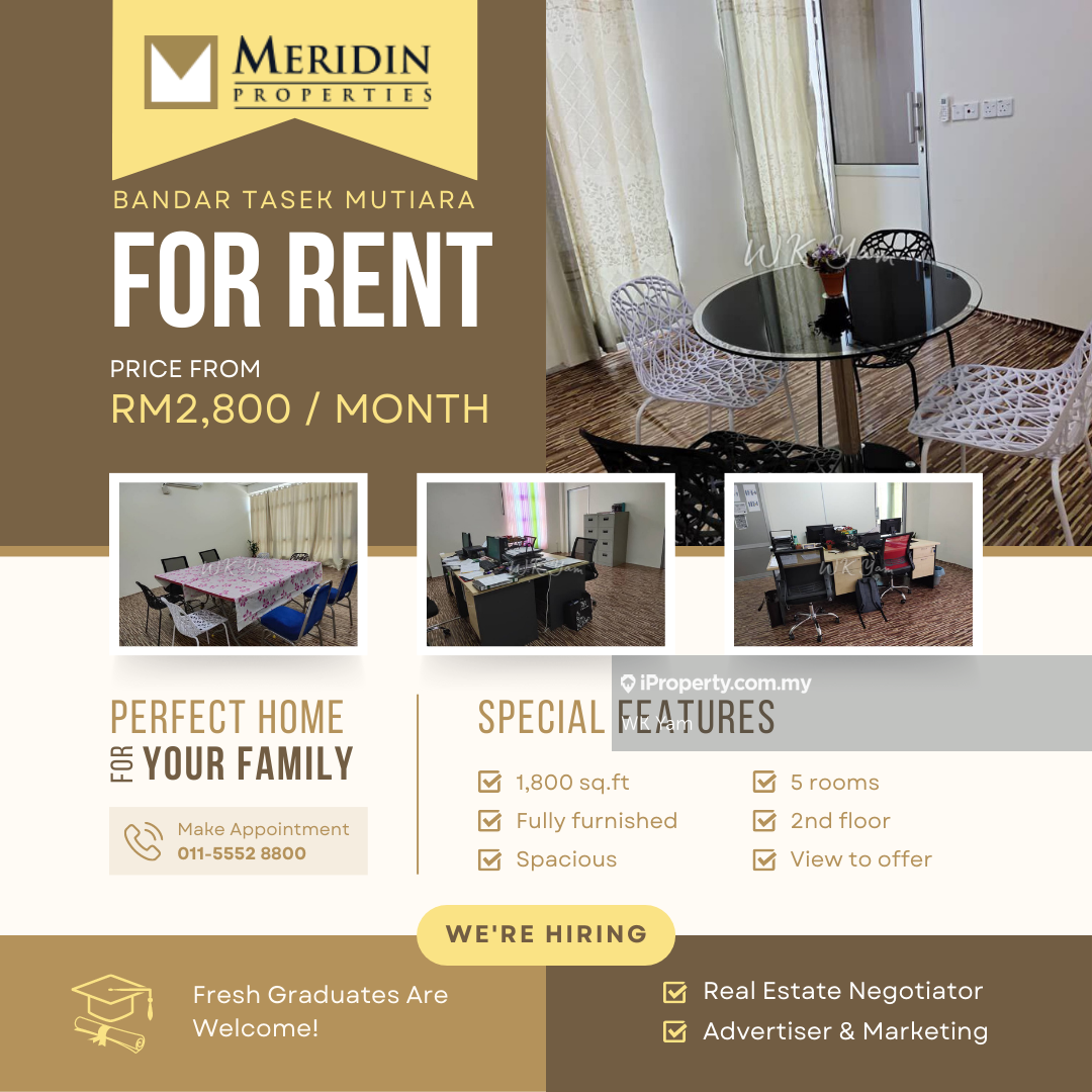 2nd Floor Office Space Bandar Tasek Mutiara Simpang Ampat Office For Rent My