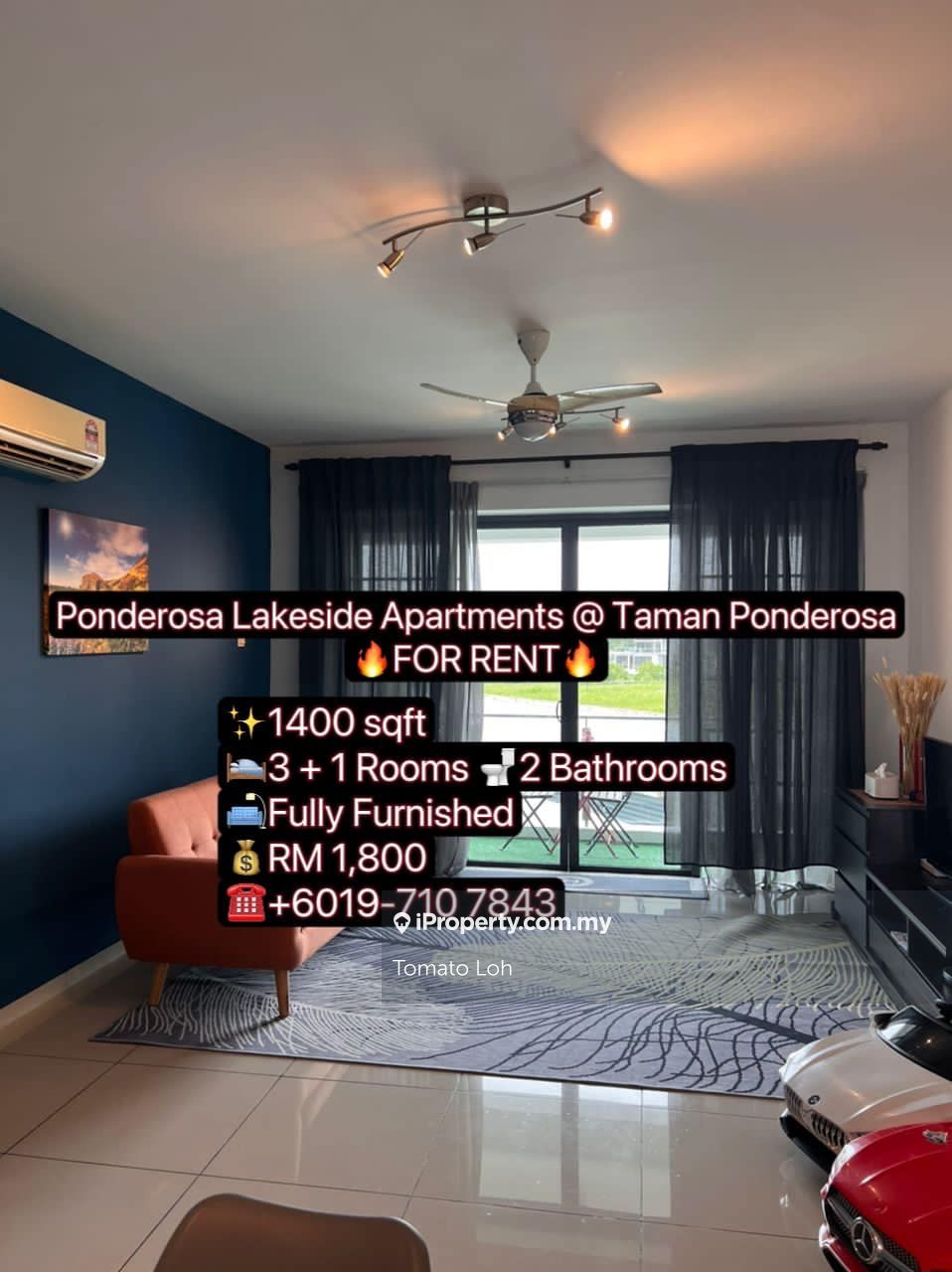 Ponderosa Lakeside Apartment Apartment 4 bedrooms for rent in Johor