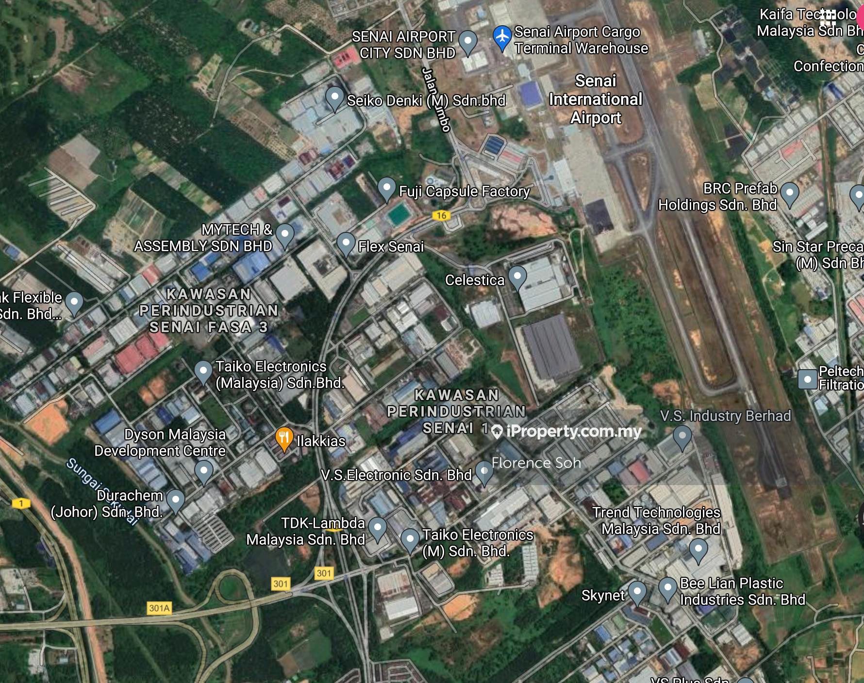 Senai Industrial Land For Sale Senai
