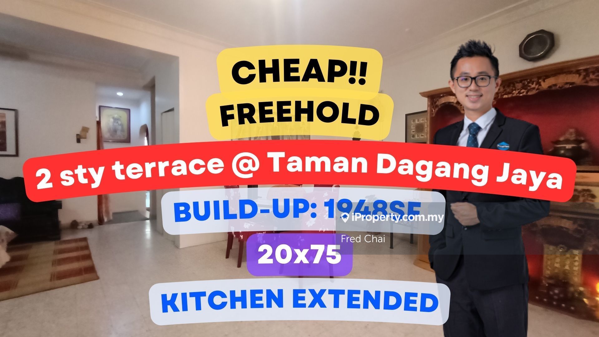 Taman Dagang Jaya, Ampang 2-sty Terrace/Link House 4 bedrooms for sale ...