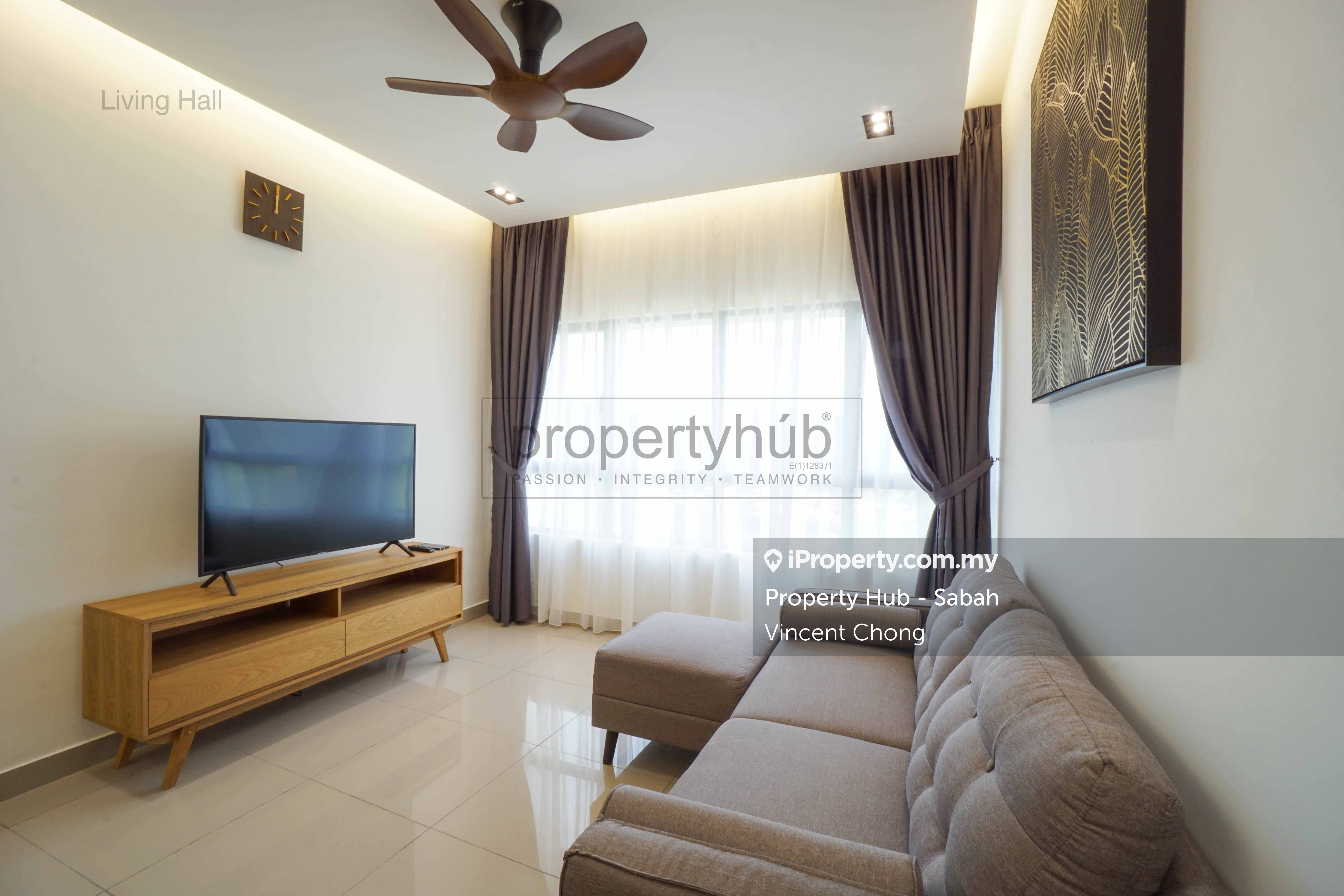 Kingfisher @ Inanam Condominium 3 bedrooms for rent in Kota Kinabalu ...